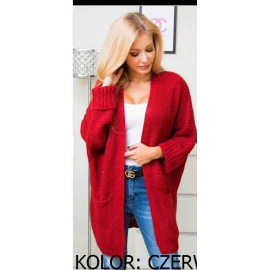 181393 burgundy CARDIGAN