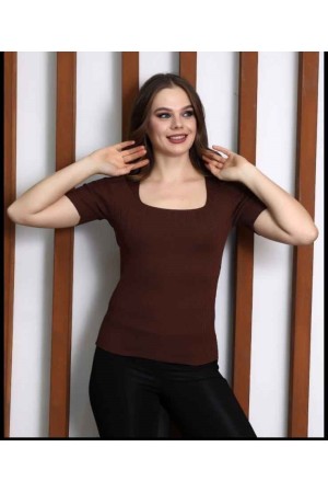 181413 TOPTAN BORDO BLUZ