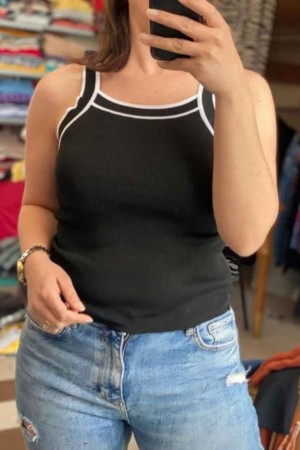 181421 TOPTAN SİYAH BLUZ