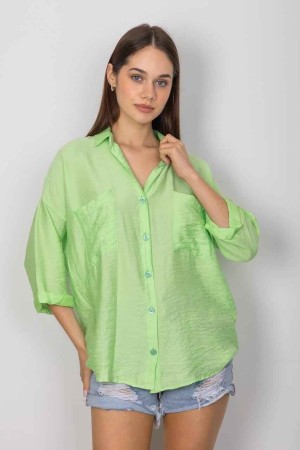 182152 зеленый РУБАШКА