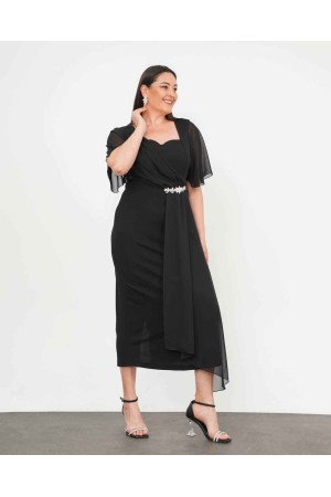 182161 SİYAH ELBİSE