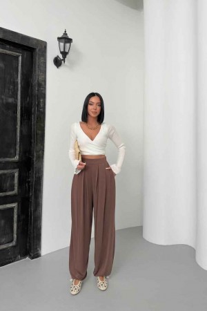 182183 TOPTAN KAHVE PANTOLON