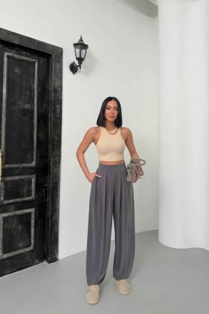 182186 TOPTAN GRİ PANTOLON