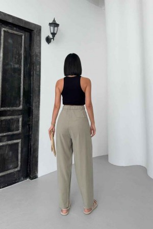 182188 khaki TROUSERS