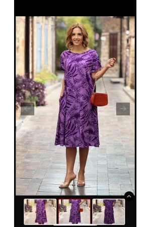 182199 patterned DRESS