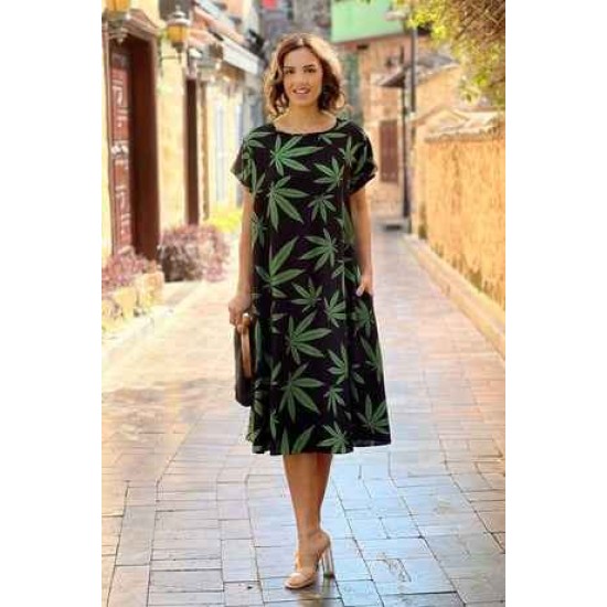 182200 patterned DRESS