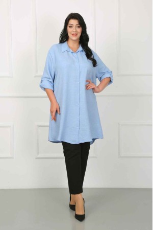 182202 TOPTAN BEBE MAVİ TUNİK