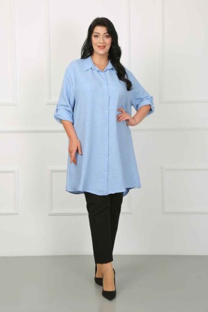 182211 TOPTAN BEBE MAVİ TUNİK