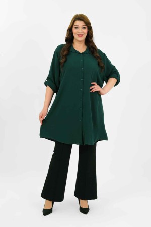 182217 TOPTAN YEŞİL TUNİK