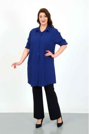 182222 TOPTAN LACİVERT TUNİK