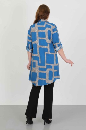 182233 TOPTAN DESENLİ TUNİK