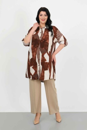 182234 TOPTAN DESENLİ TUNİK