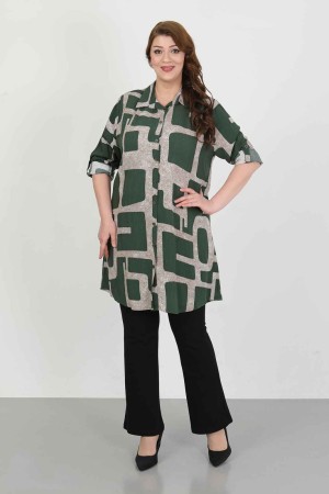 182236 TOPTAN DESENLİ TUNİK