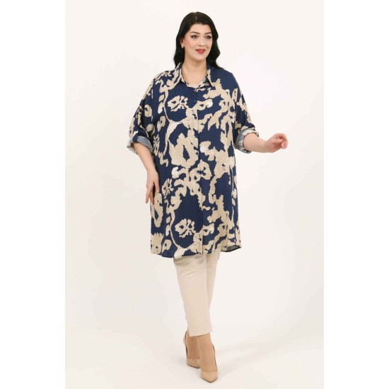 182237 TOPTAN DESENLİ TUNİK