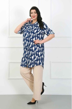 182253 TOPTAN DESENLİ TUNİK