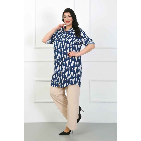 182253 TOPTAN DESENLİ TUNİK