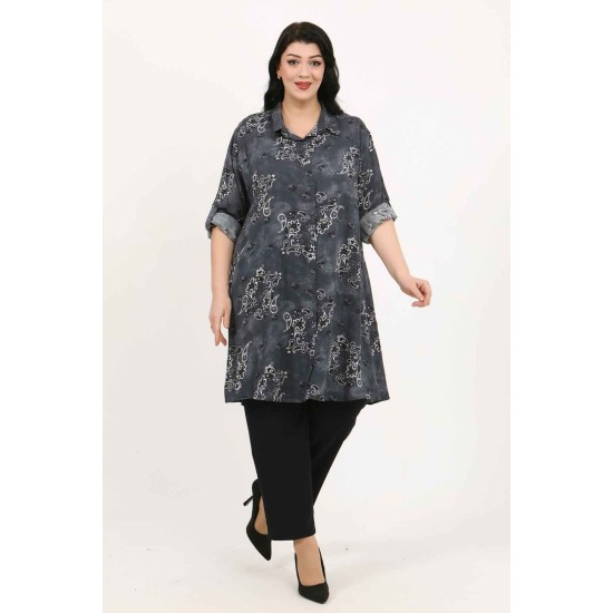 182254 TOPTAN DESENLİ TUNİK