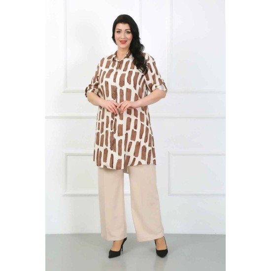 182260 TOPTAN DESENLİ TUNİK