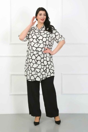 182261 TOPTAN DESENLİ TUNİK