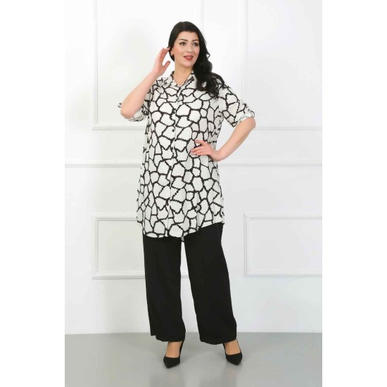 182261 TOPTAN DESENLİ TUNİK