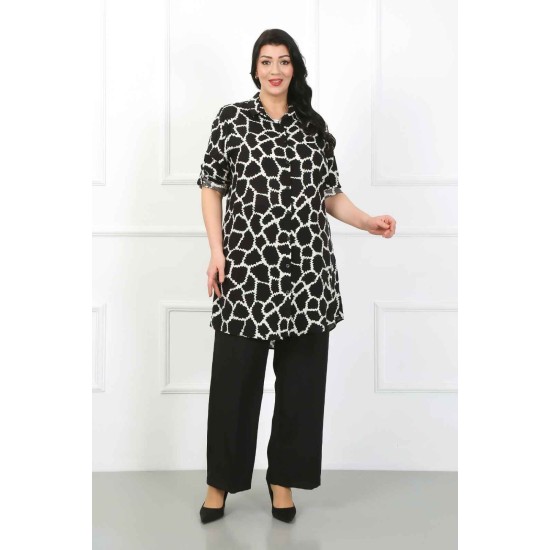 182262 TOPTAN DESENLİ TUNİK