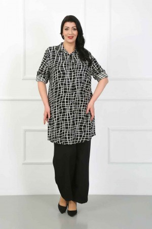 182269 TOPTAN DESENLİ TUNİK