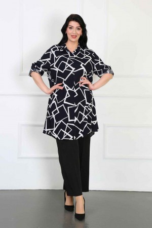 182275 TOPTAN DESENLİ TUNİK