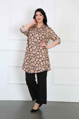 182277 TOPTAN DESENLİ TUNİK