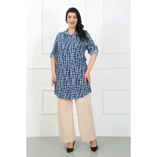 182278 TOPTAN DESENLİ TUNİK