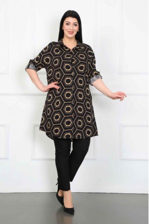 182287 TOPTAN DESENLİ TUNİK