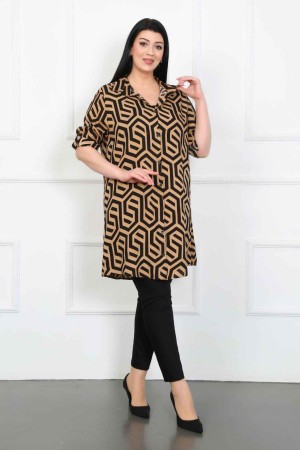 182291 TOPTAN DESENLİ TUNİK