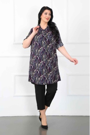 182292 TOPTAN DESENLİ TUNİK