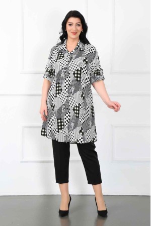 182293 TOPTAN DESENLİ TUNİK