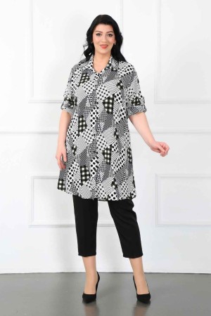 182293 TOPTAN DESENLİ TUNİK