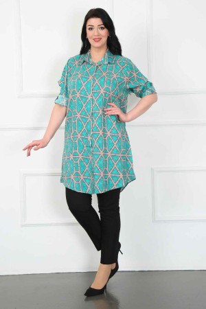 182295 TOPTAN DESENLİ TUNİK