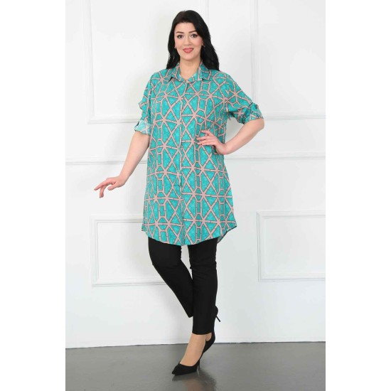 182295 TOPTAN DESENLİ TUNİK