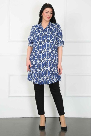 182296 TOPTAN DESENLİ TUNİK