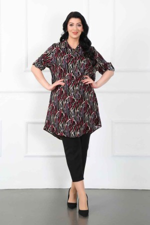 182297 TOPTAN DESENLİ TUNİK