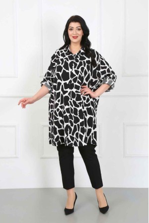 182300 TOPTAN DESENLİ TUNİK