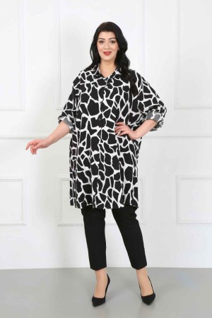 182300 TOPTAN DESENLİ TUNİK