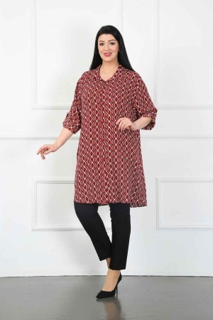 182304 TOPTAN DESENLİ TUNİK