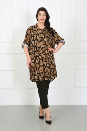 182318 TOPTAN DESENLİ TUNİK