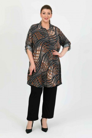 182323 TOPTAN DESENLİ TUNİK