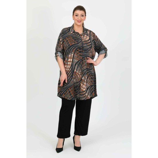 182323 TOPTAN DESENLİ TUNİK