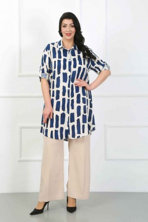 182324 TOPTAN DESENLİ TUNİK