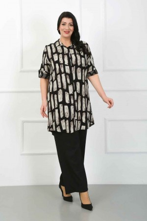 182326 TOPTAN DESENLİ TUNİK