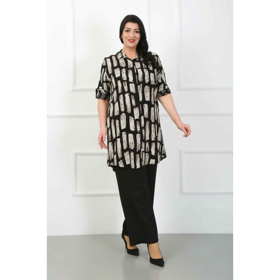 182326 TOPTAN DESENLİ TUNİK