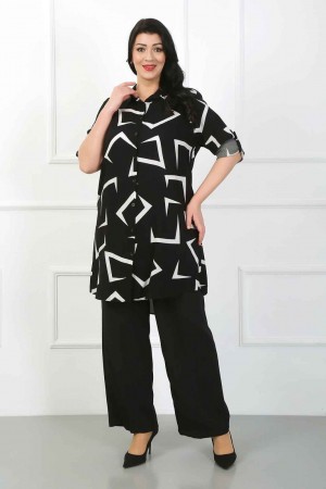 182327 TOPTAN DESENLİ TUNİK