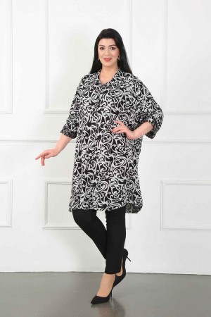 182332 TOPTAN DESENLİ TUNİK