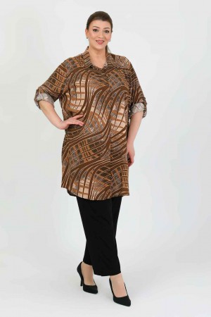 182334 TOPTAN DESENLİ TUNİK